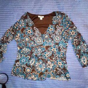 Cato size L long sleeve top EUC